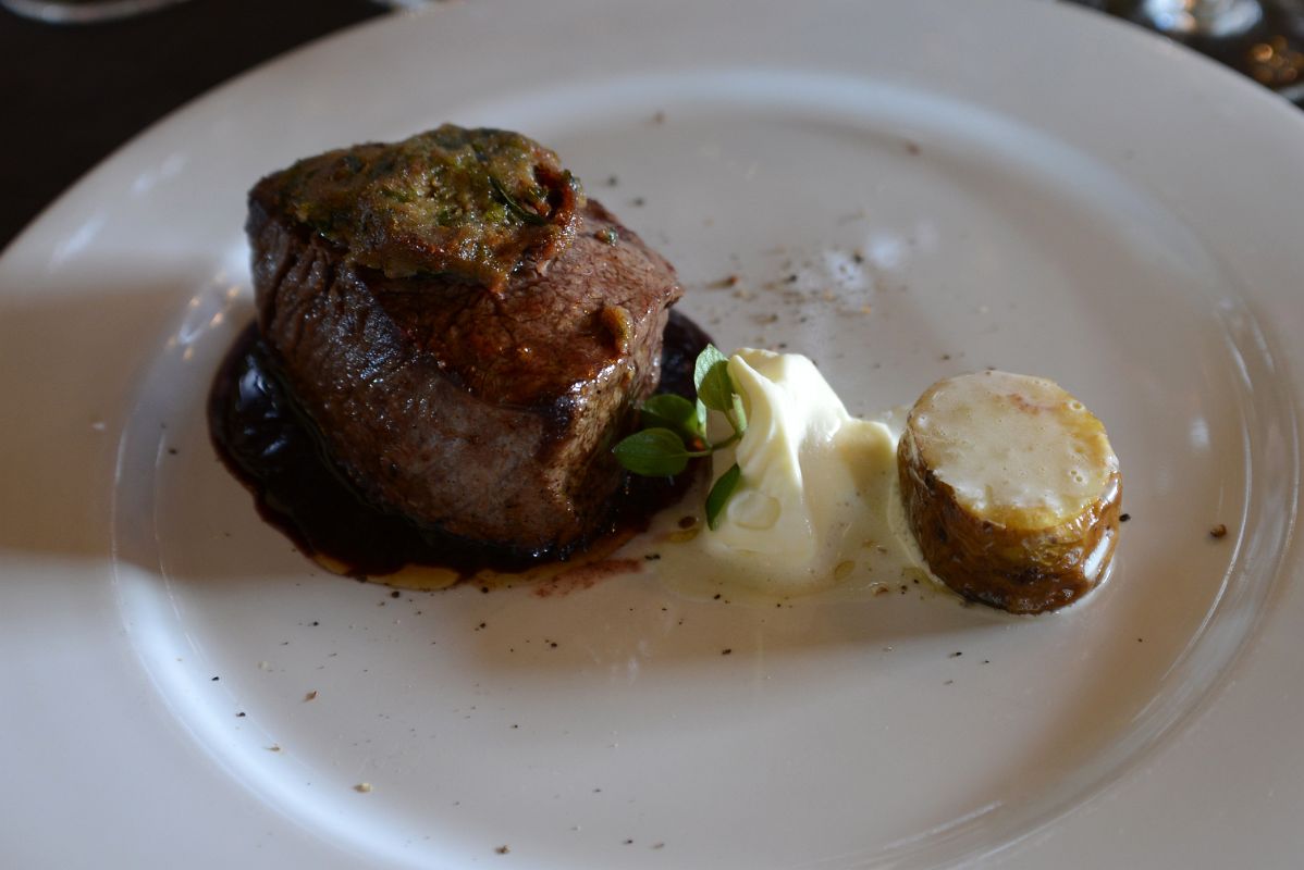 07-08 Delicious Argentinian Steak Is The Main Lunch Course At Andeluna Cellars Vineyard On The Uco Valley Wine Tour Mendoza